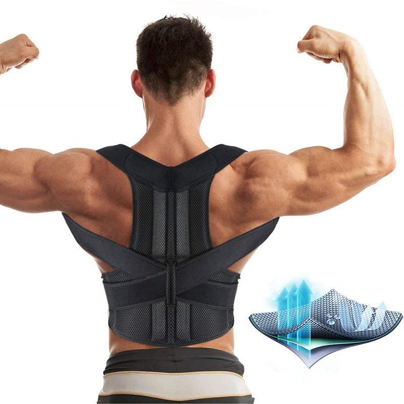 Adjustable Posture Corrector for Back & Shoulder Pain Relief – Unisex, Breathable, Comfortable Fit