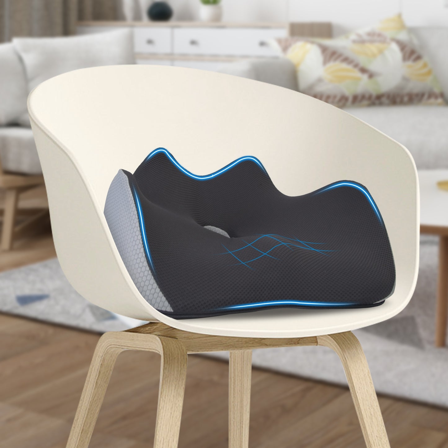 Rimpex Memory Foam Seat Cushion for All-Day Comfort